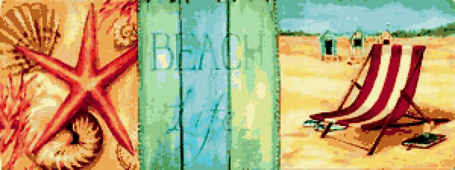 Морской пейзаж - море, лето - предпросмотр