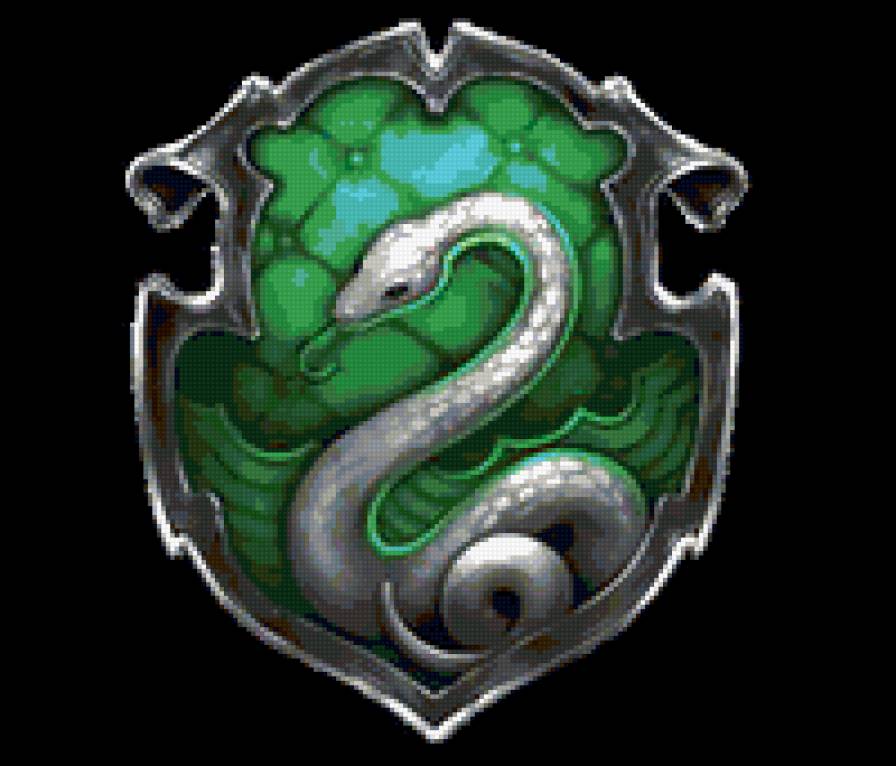 Герб Слизерина - хогвартс, слизерин - предпросмотр