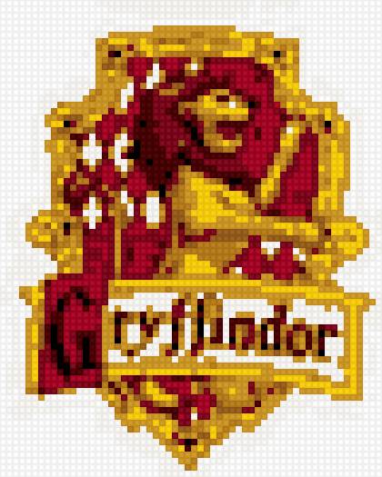 Маленькая вышивка Гриффиндор - хогвартс, грифиндор - предпросмотр