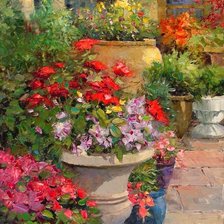 Схема вышивки «Живопись»