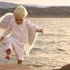 Схема вышивки «мальчик-ангел»