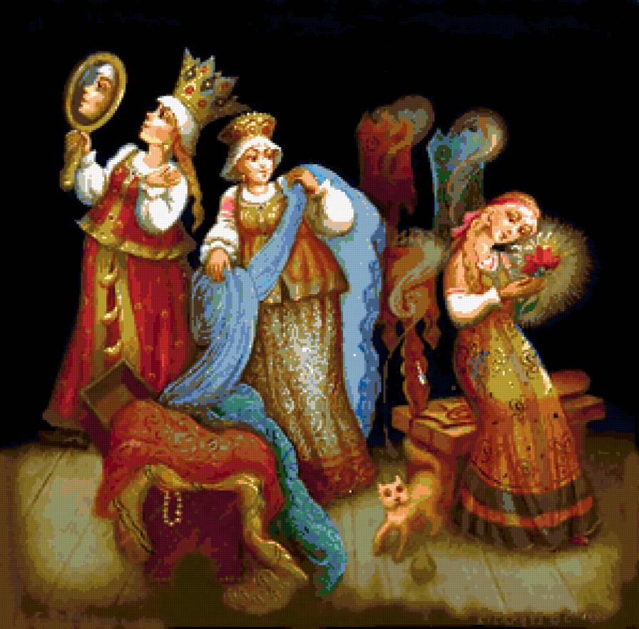 Аленький цветочек - русские сказки - предпросмотр