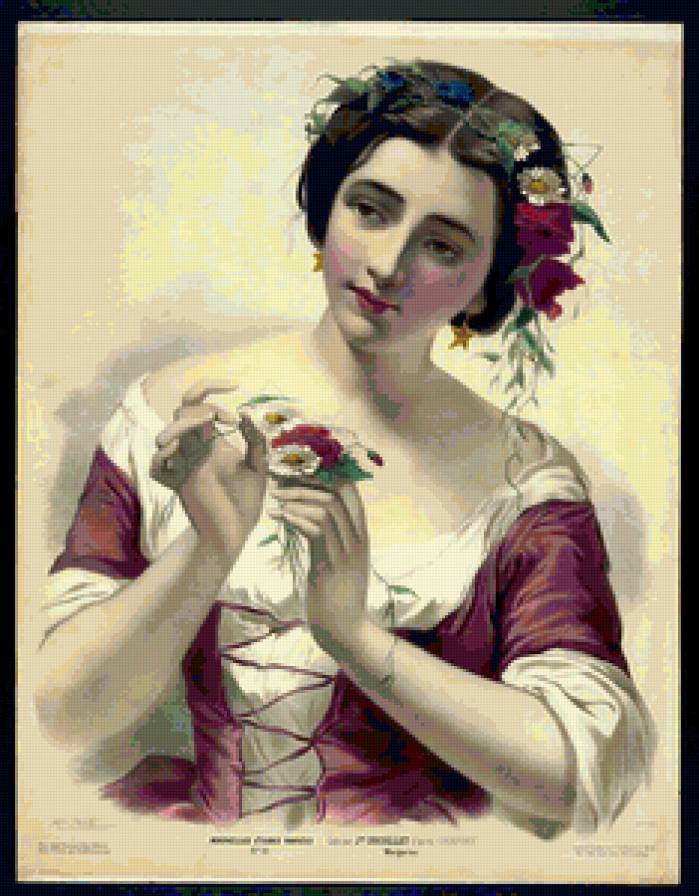 картина - люди, женская красота, девушка - предпросмотр