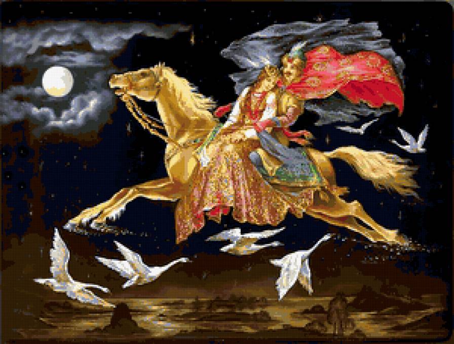 Гуси-лебеди - русские сказки - предпросмотр