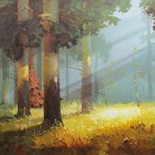 Схема вышивки «Лесная опушка»