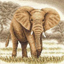 Оригинал схемы вышивки «Слоны 3» (№391458)