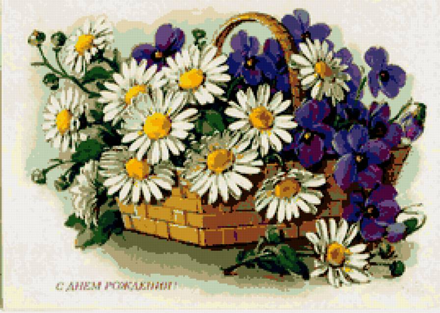 полевые цветы - цветы - предпросмотр