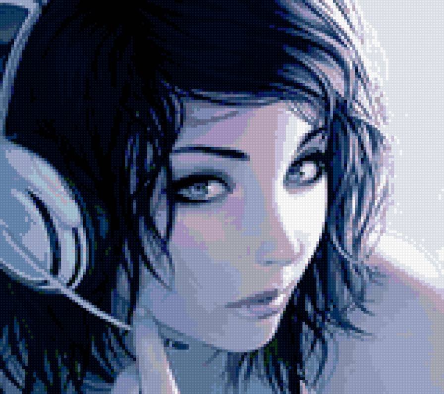 Девушка - девушка, лицо - предпросмотр