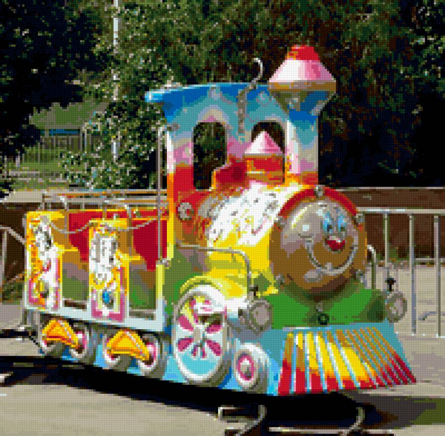 паровозик - паровозик, аттракцион - предпросмотр