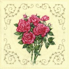 Схема вышивки «букет роз»