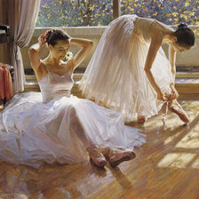 Схема вышивки «balet»