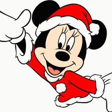 Схема вышивки «мики маус»