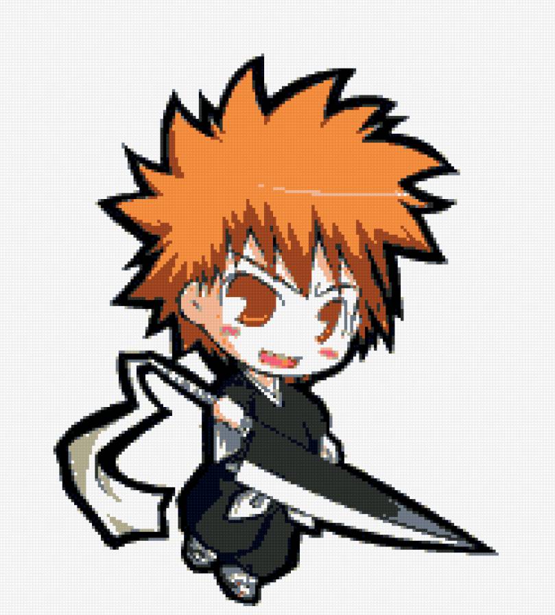 Ичиго Чиби - ичиго куросаки, чиби, bleach, блич - предпросмотр