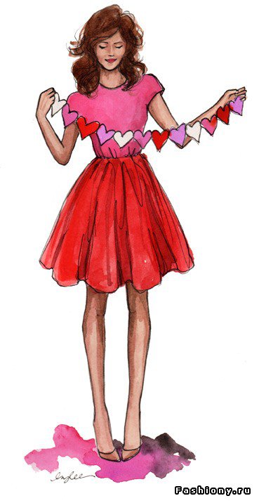 Люблю тебя! - девушка - оригинал