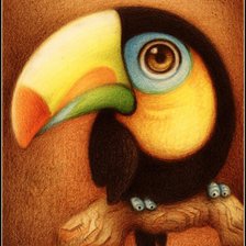 Схема вышивки «Туканчик.»