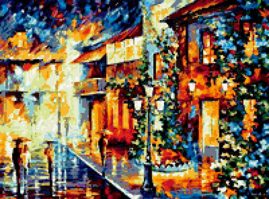 вечер дождь - предпросмотр