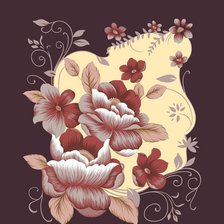 Оригинал схемы вышивки «Цветы» (№393652)