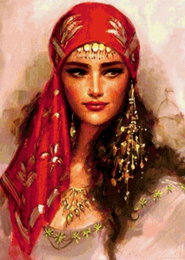 Цыганка - цыганка, женский образ, женщина, девушка - предпросмотр