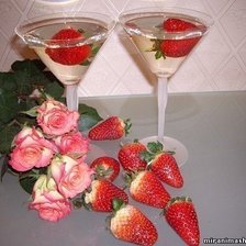 Схема вышивки «бокалы»