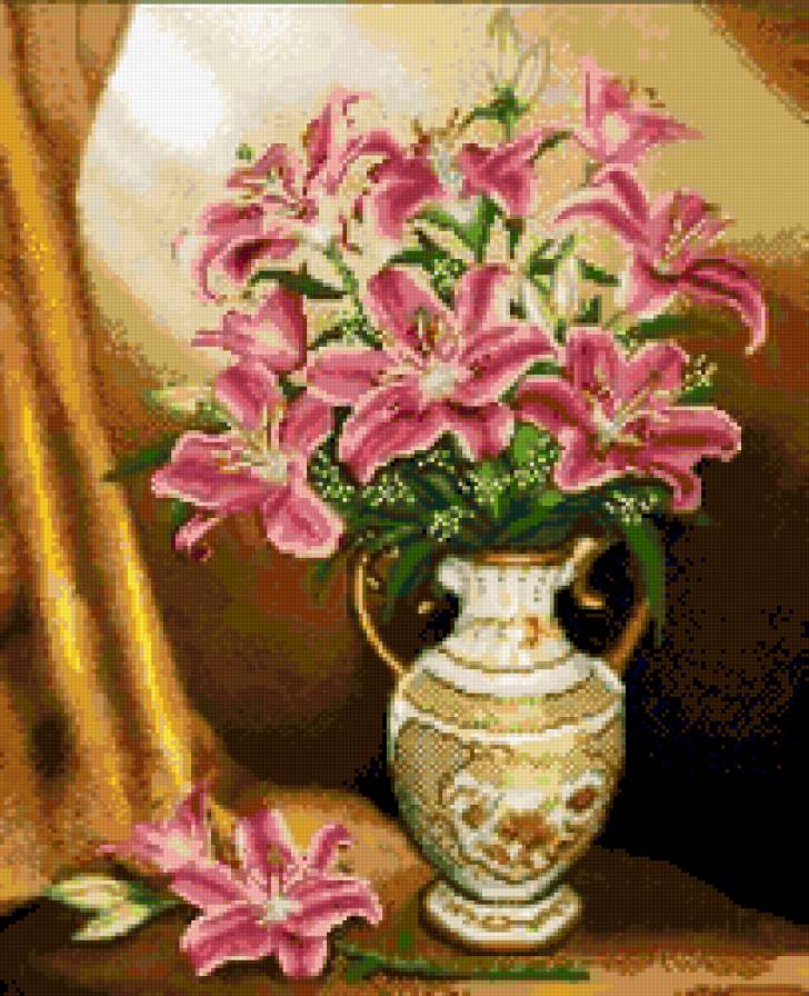 розовые лилии - розовые лилии - предпросмотр