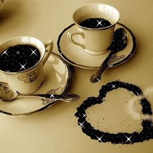 Оригинал схемы вышивки «кофе» (№394277)