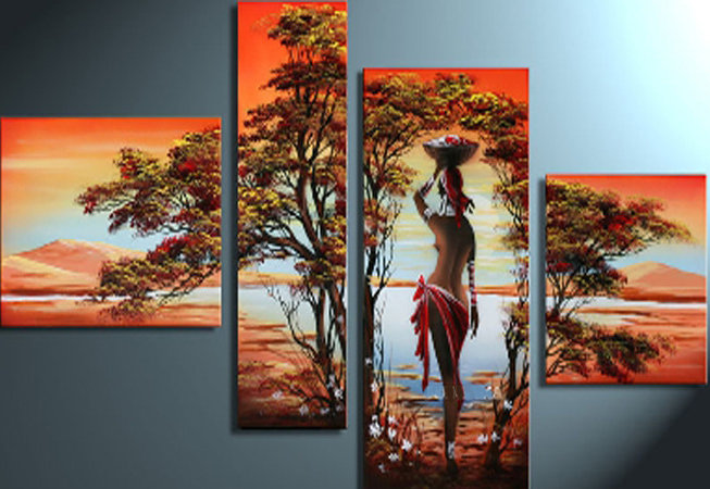 Африка - полиптих - оригинал