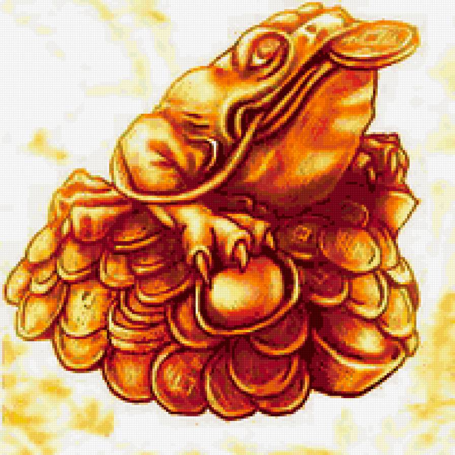 золотая жаба - талисманы - предпросмотр