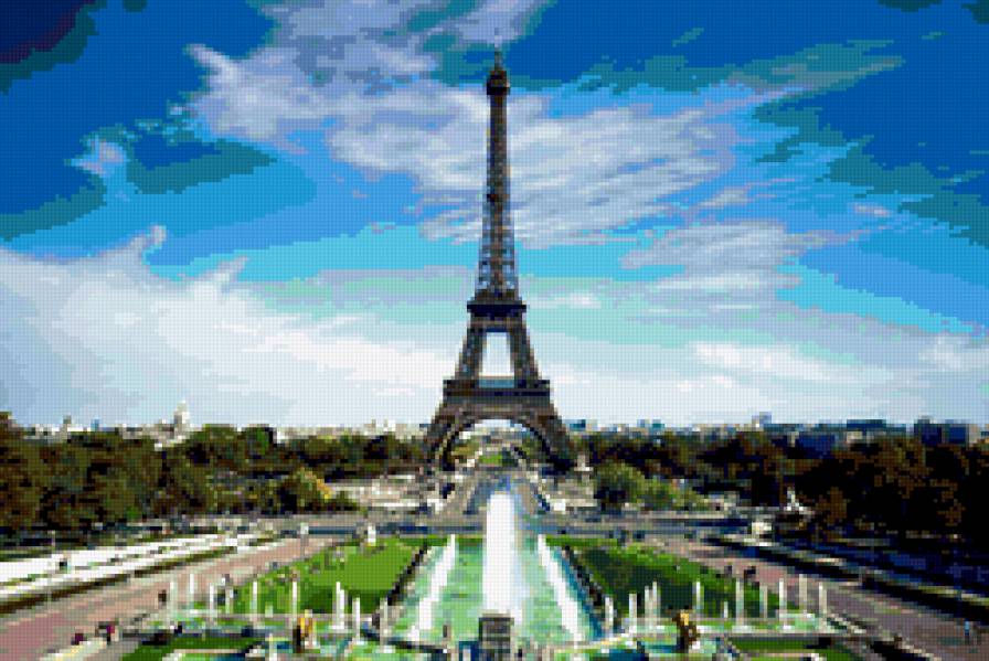 Эйфелева башня - париж - предпросмотр