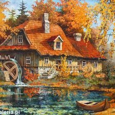 Схема вышивки «мельница»