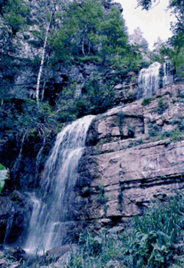 №395348 - природа, водопад, водопады, пейзаж - предпросмотр