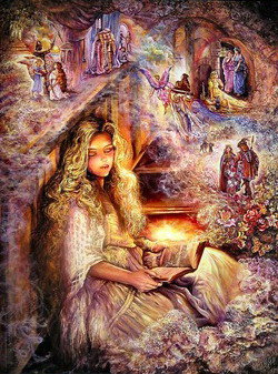 Сказочные сны - сказка, сон, фэнтэзи, девушка - оригинал