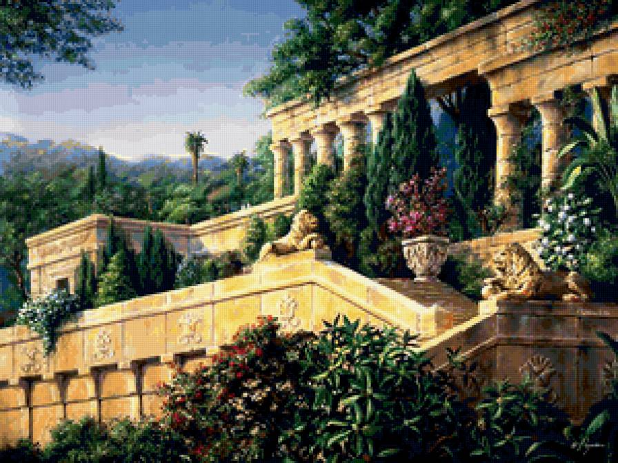 летний пейзаж - лето, цветы, природа - предпросмотр