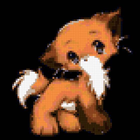 Лисёнок - лис, лисенок, лисичка - предпросмотр