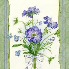 Схема вышивки «скромный букетик»