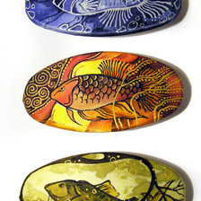 Схема вышивки «Заколки»