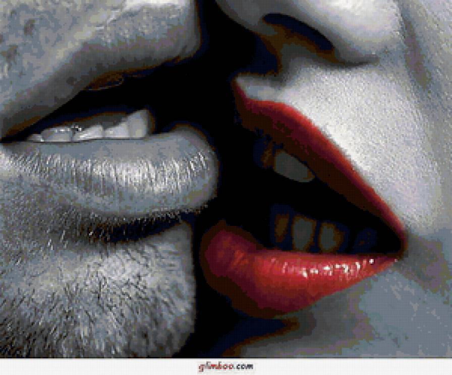 Поцелуй - мужчина, нежность, любовь, женщина, двое - предпросмотр