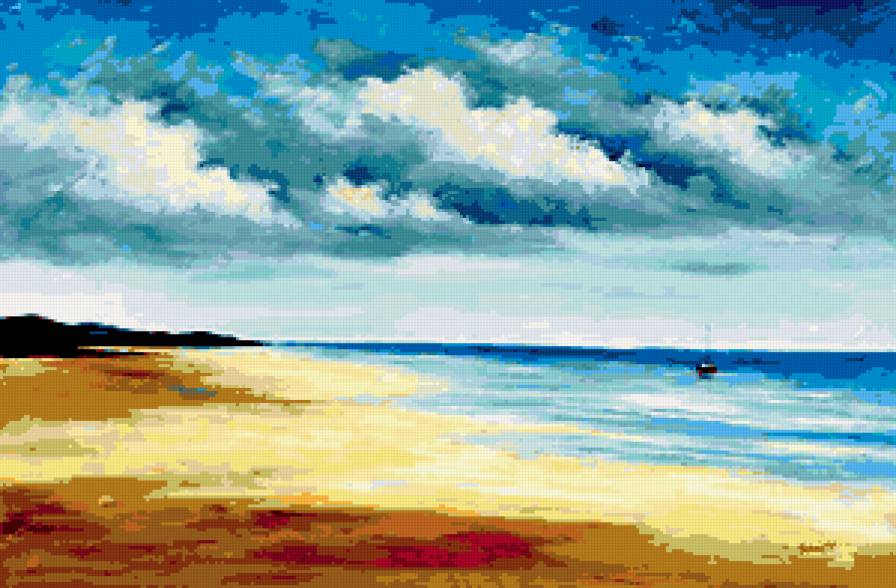 Морской пейзаж - пейзаж, море - предпросмотр