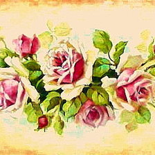Оригинал схемы вышивки «розы» (№396991)