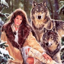 Схема вышивки «в гармонии с природой»