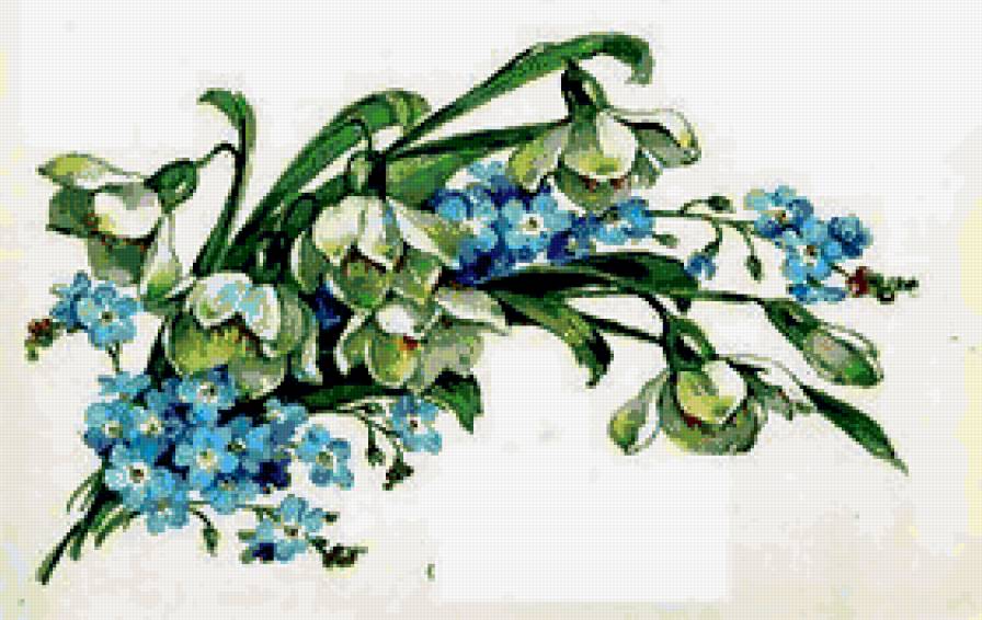 весенний букет - предпросмотр