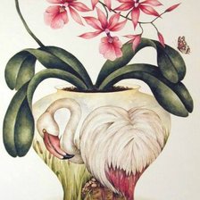 Оригинал схемы вышивки «орхидея» (№397236)