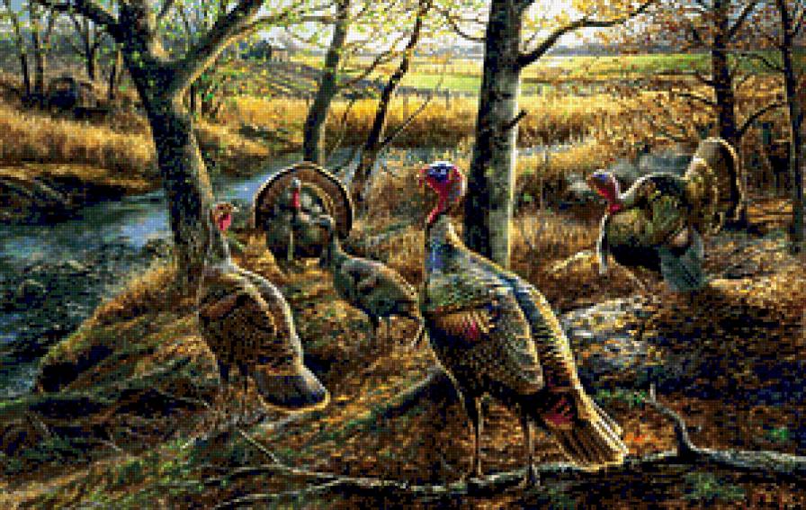 №397492 - медведи, охота, олени, дикая природа, волки, утки, орлы, птицы - предпросмотр