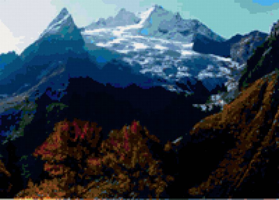 домбай - горы - предпросмотр