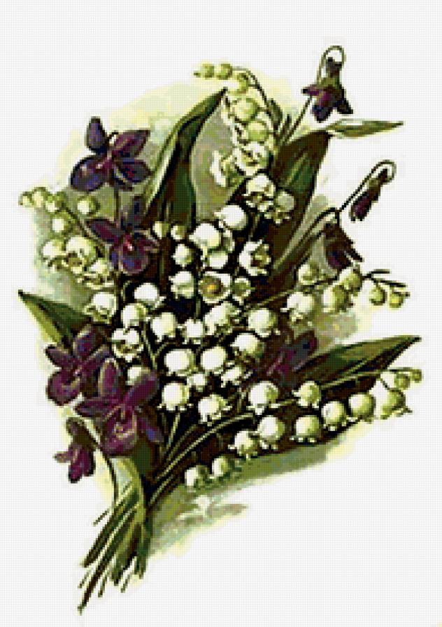 букетик весенних цветов - предпросмотр