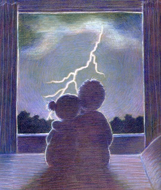 гроза - ночь, дождь, дети - оригинал