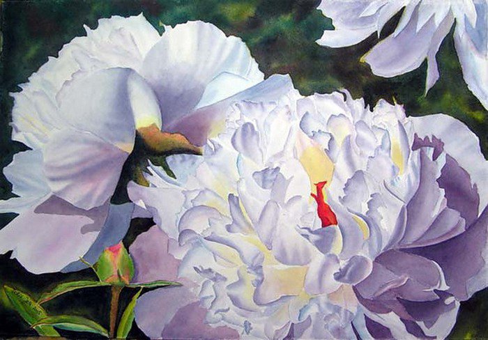 Серия "Букет" - букет, пионы, цветы - оригинал