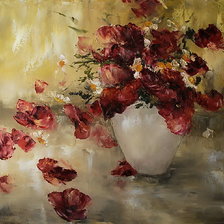 Схема вышивки «увядший букет»