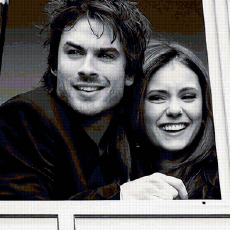 Иен Сомерхолдер и Нина Добрев - портрет, нина добрев, дневники вампира, иен сомерхолдер, мужчина - предпросмотр