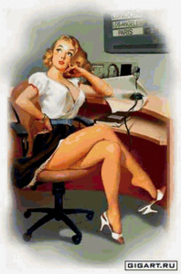 Арт художницы-иллюстратора Татьяны Дорониной - девушка, живопись - предпросмотр