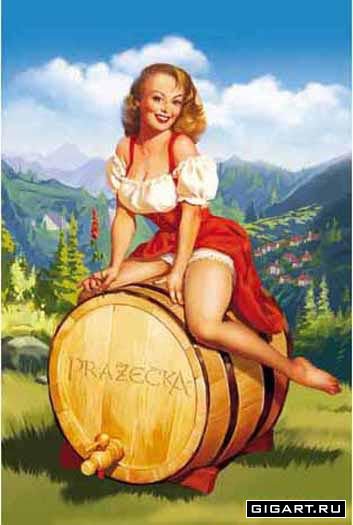 Арт художницы - иллюстратора Татьяны Дорониной - девушка, живопись - оригинал